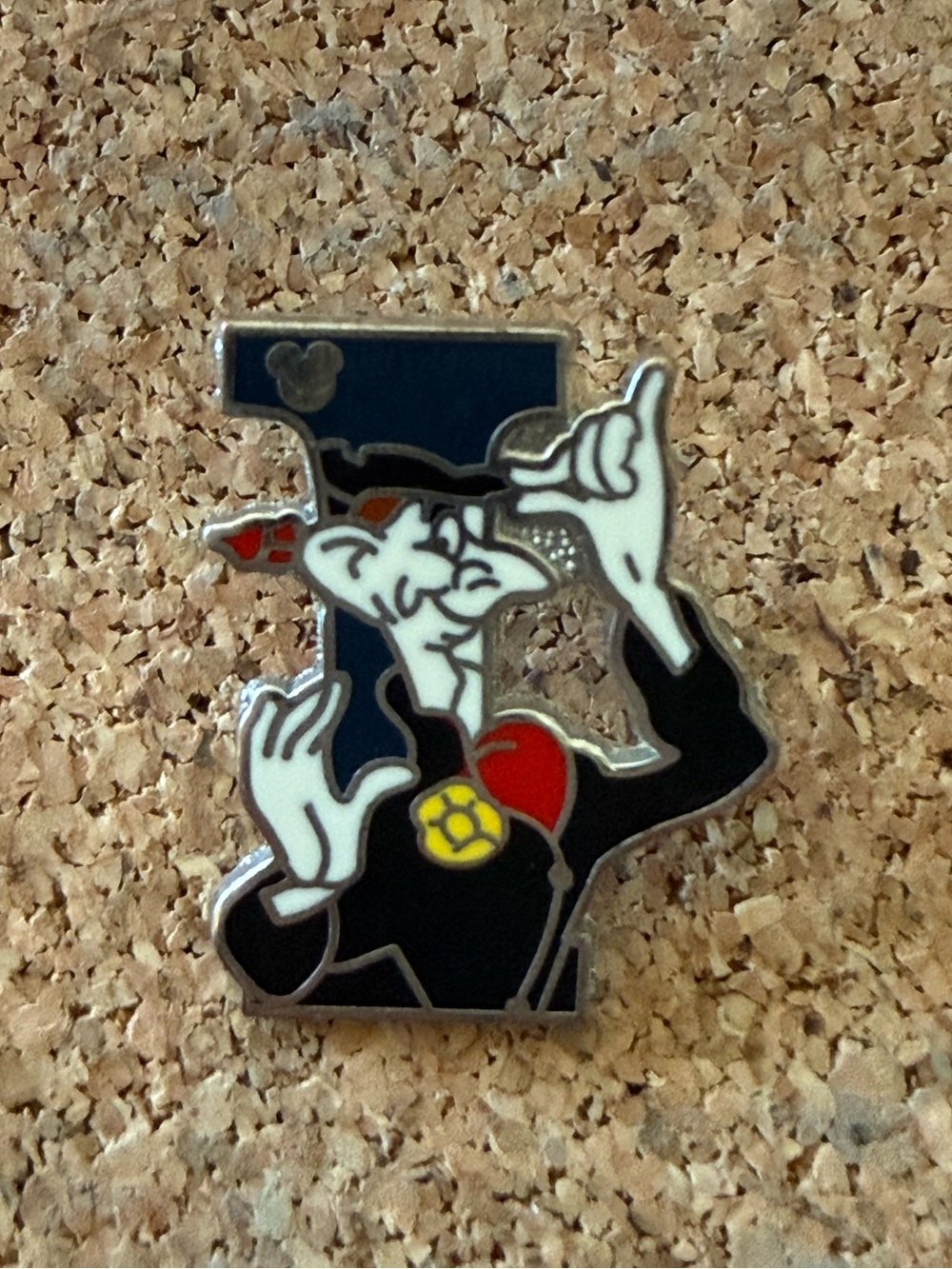 Disney letter I for Ichabod Crane - hidden Mickey pin. 2011